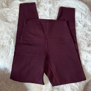 Lululemon Align 25” Mulberry leggings size 2